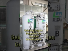 Seleção de geradores de oxigênio para hospitais