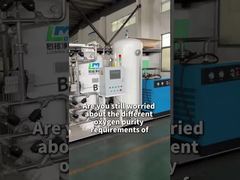 Um dispositivo satisfaz a demanda de oxigênio de todo o hospital.